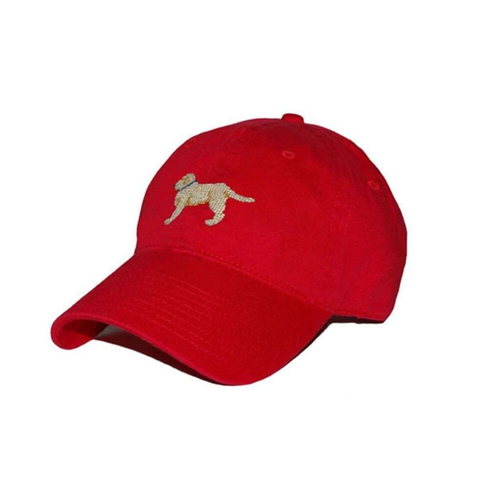 Smathers & Branson Red Yellow Lab Hat NWOT